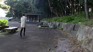 Vicious Asian Babes Scene 1: Sexy Hairy Japanese Girl in a Bikini Having Hard Sex Inside a Car