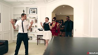 Mick Blue's Wild Latina Passion Ignites in Sultry Foursome Heat