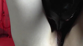 Rubber and Perv Are Used by Mistress Damazonia as Sextoys