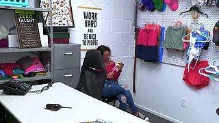 POV of young dark-hued female getting assfuck punishment