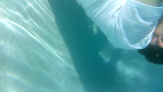 Handsome Harry and Sex Big Beauty Nurse Vicki Do Some Under Water Exercises!