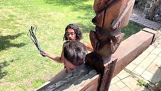 Stapana Zeida DFC - Interracial Crucifiction - Ebony And