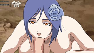 NARUTO KONAN BLOW-JOB POINT OF VIEW ANIME PORN