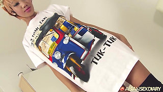 Asiansexdiary Skinny Asian Teen Likes Rough Big Dick