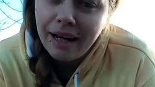 Blonde teen Sierras first erotic masturbation video
