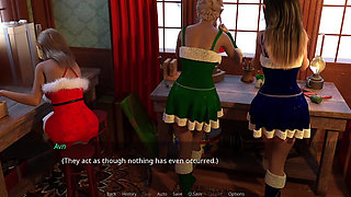 The Lust City - 18 Year Old Busty Cristmas Elf Shows Her Beautiful Body for Santa After She Disappointed Him