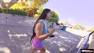 Petite Fuck Doll Catches A Ride On A Big Cock - Madison Wilde