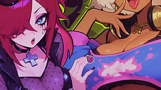Sex-pop Demon Hunters Gameplay Part 1 - Lilian Enjoys His Rock Hard Cock