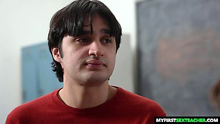 Big Tits Professor Gigi Dior Fucks Virgin Student