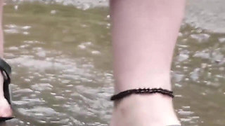 Birkenstock Mountain Pines Have Fun in the Rain Puddle