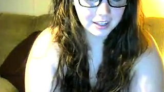 BBW with Big Tits Rides and Shows Her Body Off on Webcam