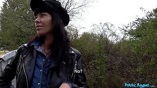 Sincere public outdoor sex - public agent