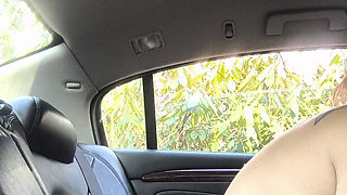 What a Wet Messy Spot Playing with Her Outdoor Twat