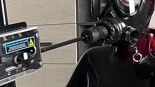 Gas Mask Blowjob Training