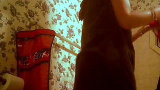 Jen Dancing Before Shower