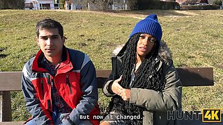 Hunt4k. we were caught by strangers during dick sucking in public