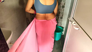Indian very cute and beautiful shemale jerking his dick