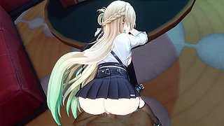 Wuthering Waves - Lynae Threesome - 3D Hentai Animation
