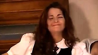 Old fat guy fucking young blonde teen