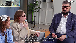 Milka Way Interview Turns Rough! From Cute Talk to Hard Threesome Fuck with Sasha Paige!