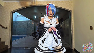 Zne Cosplay - Rem From Re:zero Ft. Waifus Juice & Qrozne