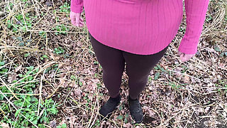 Boobs banging on the go