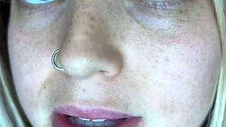 Messy Facial & Cum Playing: Swallow & Covered in Semen
