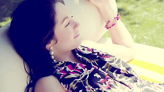 Naughty Brad Newman and Petra Blair at hot romantic sex scene