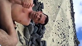 Spanish Beach Masturbation