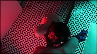 Horny Japanese Girl Gives You Blowjob And Swallows His Cum In The Bathroom Of