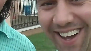 Blonde Toy Pounded and Ball Sucked by Guys