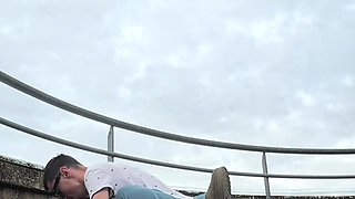 Giuliana is taken to the belvedere in France