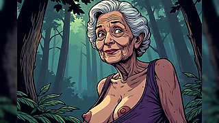Topless Cartoon Grannies