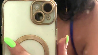 Thong & Bra Mirror Tease - Soft, Slow, Seductive