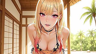 Marin Having Rought Sex On A Private Beach