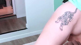 Cuckold Husband Enters the Bedroom and Sees His Wife Fucking with BBC