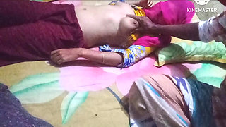 Bangladeshi stepsister give me massage. me give a massage his bobs