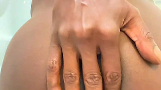 Prison Shower Prison Boy Wash and Stretch His Loose Black Ass Lips for You (slow Motion) - Starring Dj Buttpussy