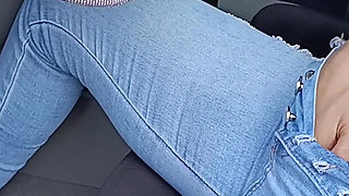 With High Heels and Pedal Pumping I Have a Big Squirt in My Pants