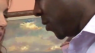 Kiera King teen interracial fuck with black cock for cum