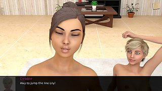 Adult visual novel with cartoon porn and PC gameplay adventure
