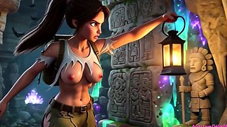 Lara Croft uncovers a mystical Amazon secret - AI Animation