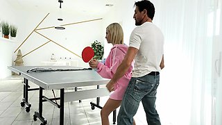 Amateur blonde teen hardcore sex with horny dad