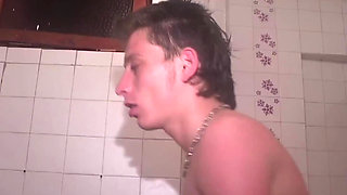 Deniz Fucks Straight Ekrem Bareback in the Bathroom