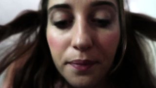 ASMR Claudy Step Sister And Step Brother Share Hotel Bed