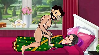 Husband Wife and Maid Gangu Bai Ki Chudai Ki Story, Hindi Cartoon Sex Story