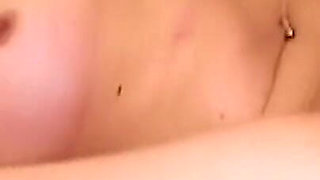 He Is Lying by the Pool When She Sits on His Cock