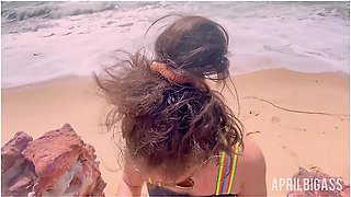 Big Ass Submits To A Messy Beach Watersports Fantasy