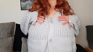 My Tits in Blue Lace Bra