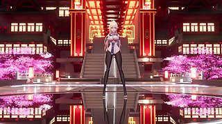 mmd Marionette Erotic Uniform Black Stockings